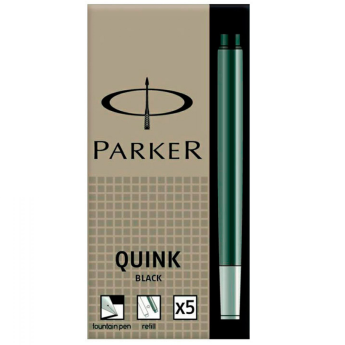 Чернильный картридж PARKER ДЛЯ ПЕРЬЕВОЙ РУЧКИ, ЧЕРНЫЙ