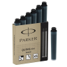 Чернильный мини картридж PARKER ДЛЯ ПЕРЬЕВОЙ РУЧКИ, ЧЕРНЫЙ