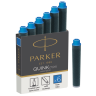 Чернильный мини картридж PARKER ДЛЯ ПЕРЬЕВОЙ РУЧКИ, СИНИЙ