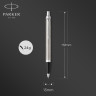 Набор из 2х ручек в подарочной коробке PARKER IM DUO STAINLESS STEEL CT;. Шариковая и перьевая ручка.