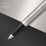 Набор из 2х ручек в подарочной коробке PARKER IM DUO STAINLESS STEEL CT;. Шариковая и перьевая ручка.