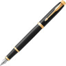Набор PARKER IM CORE GIFT 20 BLACK перьевая ручка с позолотой и чехол