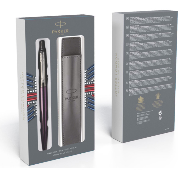 Набор PARKER: ручка PARKER JOTTER + чехол для ручки