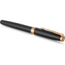 Набор PARKER SONNET GIFT 20 BLACK GT перьевая ручка с позолотой и чехол