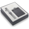 Набор PARKER SONNET GIFT 20 BLACK GT с перьевой ручкой и футляром для карточек
