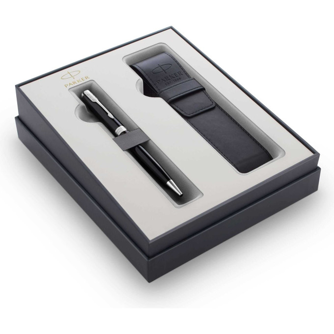Набор PARKER SONNET GIFT BLACK CT ручка шариковая с чёрным стержнем 