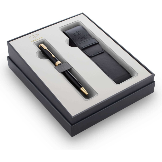 Набор PARKER SONNET GIFT BLACK GT ручка шариковая с чёрным стержнем 