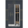 Набор PARKER SONNET LAQBLACK GT перьевая и шариковая ручки 2093371