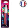 Набор ручек PARKER JOTTER ORIGINALS BALLPOINT PENS 80'S RETRO WAVE, RED + PURPLE