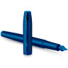 Перьевая ручка PARKER IM MONOCHROME F328 BLUE PVD F