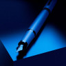 Перьевая ручка PARKER IM MONOCHROME F328 BLUE PVD F