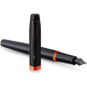 Перьевая ручка PARKER IM VIBRANT RINGS FLAME ORANGE BT F