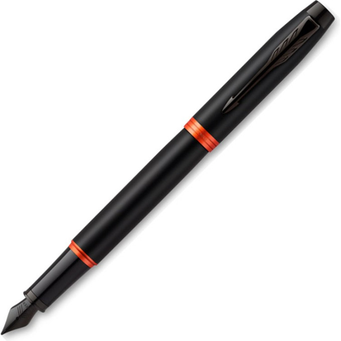 Перьевая ручка PARKER IM VIBRANT RINGS FLAME ORANGE BT F