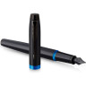 Перьевая ручка PARKER IM VIBRANT RINGS MARINE BLUE BT F