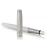 Перьевая ручка PARKER SONNET METAL & PEARL LACQUER PT F