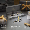 Подарочный набор PARKER: IM CORE BRUSHED METAL GT - ручки роллерная и шариковая