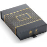 Подарочный набор PARKER: Перьевая РУЧКА PARKER SONNET BLACK LACQUER CT + чехол из экокожи
