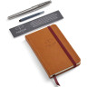 Подарочный набор PARKER: Перьевая ручка PARKER SONNET STAINLESS STEEL + блокнот