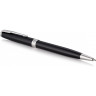 Подарочный набор PARKER: Шариковая ручка PARKER SONNET BLACK LACQUER CT + чехол из экокожи