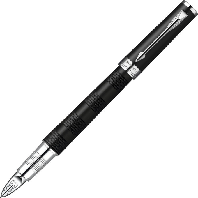 Ручка 5-й пишущий узел PARKER INGENUITY BLACK RUBBER CT, F