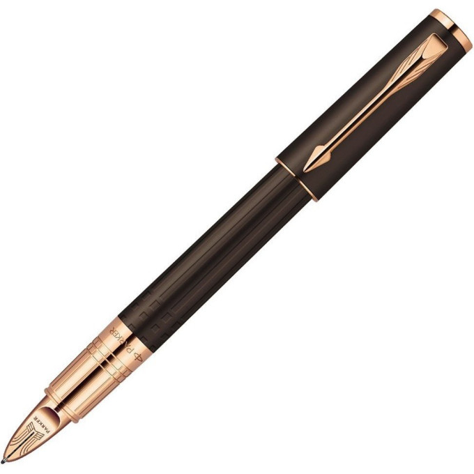 Ручка 5-й пишущий узел PARKER INGENUITY BROWN RUBBER, F
