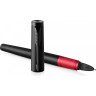 Ручка 5-й пишущий узел PARKER INGENUITY DELUXE BLACK RED PVD BT, F