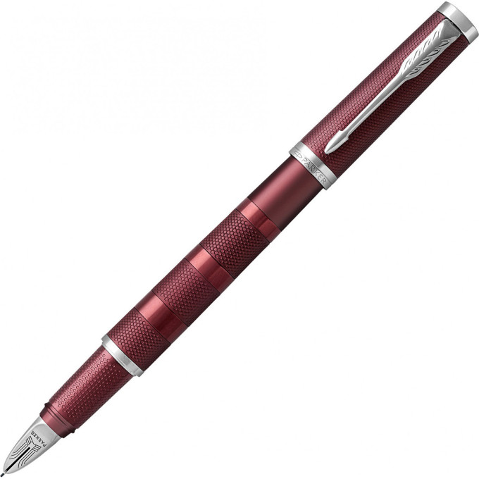 Ручка 5-й пишущий узел PARKER INGENUITY DELUXE DEEP RED PVD CT, F