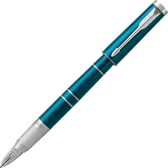 Ручка 5-й пишущий узел PARKER INGENUITY DELUXE GREEN CT, F
