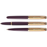 Ручка перьевая PARKER 51 PREMIUM Plum GT F золото 18K