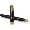 Ручка перьевая PARKER ESSENTIAL SONNET MATTE BLACK GT F