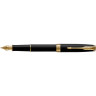 Ручка перьевая PARKER ESSENTIAL SONNET MATTE BLACK GT F