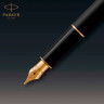 Ручка перьевая PARKER ESSENTIAL SONNET MATTE BLACK GT F