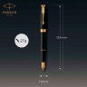Ручка перьевая PARKER ESSENTIAL SONNET MATTE BLACK GT F