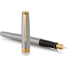 Ручка перьевая PARKER ESSENTIAL SONNET STAINLESS STEEL GT F