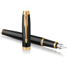 Ручка перьевая PARKER IM BLACK GT, F