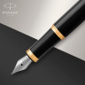 Ручка перьевая PARKER IM BLACK GT, F