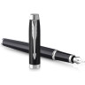 Ручка перьевая PARKER IM ESSENTIAL F319 MATTE BLACK CT F