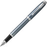 Ручка перьевая PARKER IM LIGHT BLUE GREY CT, F