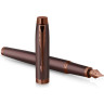 Ручка перьевая PARKER IM MONOCHROME F328 2190512 BURGUNDY PVD M