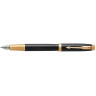 Ручка перьевая PARKER IM PREMIUM BLACK GT, F