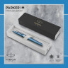Ручка перьевая PARKER IM PREMIUM F318 BLUE GREY CT F
