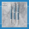 Ручка перьевая PARKER IM PREMIUM F318 BLUE GREY CT F
