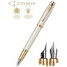 Ручка перьевая PARKER IM PREMIUM F318 PEARL GT F