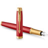 Ручка перьевая PARKER IM PREMIUM F318 RED GT F