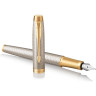 Ручка перьевая PARKER IM PREMIUM WARM GREY GT, F
