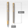 Ручка перьевая PARKER IM PREMIUM WARM GREY GT, F