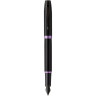 Ручка перьевая PARKER IM VIBRANT RINGS F315 AMETHYST PURPLE PVD M