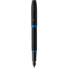 Ручка перьевая PARKER IM VIBRANT RINGS F315 CW2172859 MARINE BLUE PVD M