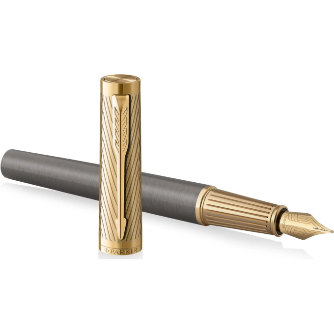 Ручка перьевая PARKER INGENUITY PIONEERS F571 (2200949) Arrow Grey GT F