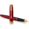 Ручка перьевая PARKER SONNET CORE F539 LAQRED GT F
